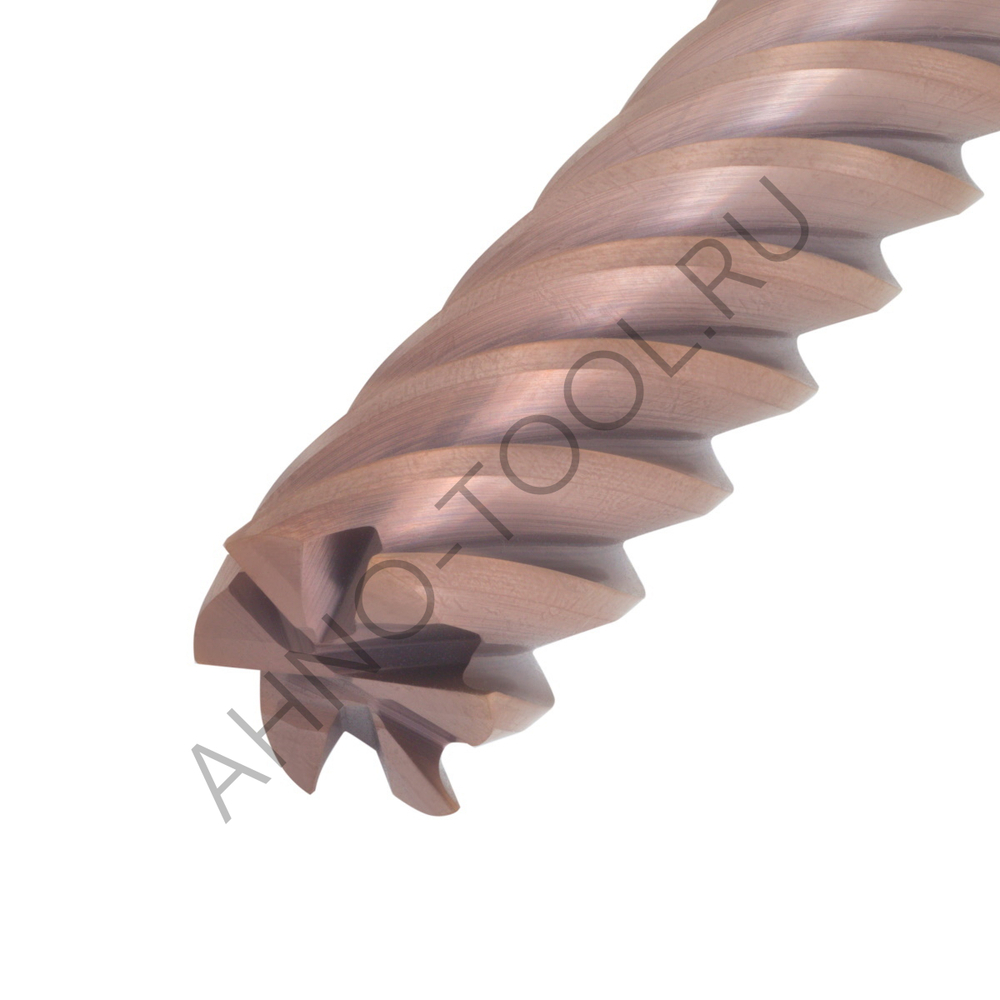 Фреза твердосплавная  20мм (L=150, l=75, хв=20) Z6 45° по стали, нерж., чугуну BRGM-6EL-D20.0 HRC55