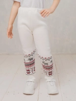 Рейтузы вязаные с орнаментом