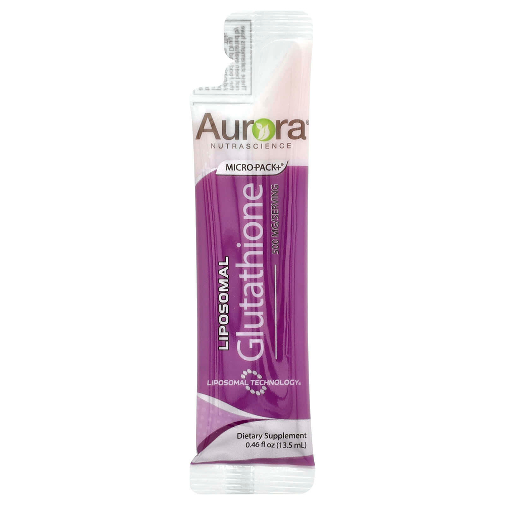 Aurora Nutrascience, Micro-Pack+®, липосомальный глутатион, 30 пакетиков по 13,5 мл (0,46 жидк. унции)