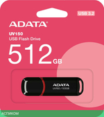 USB Flash-накопитель A-Data AUV150-512G-RBK 512GB черный