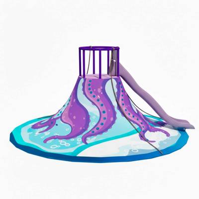 Горка скалодром «Лава-Спуск» 10×10×4,4 м