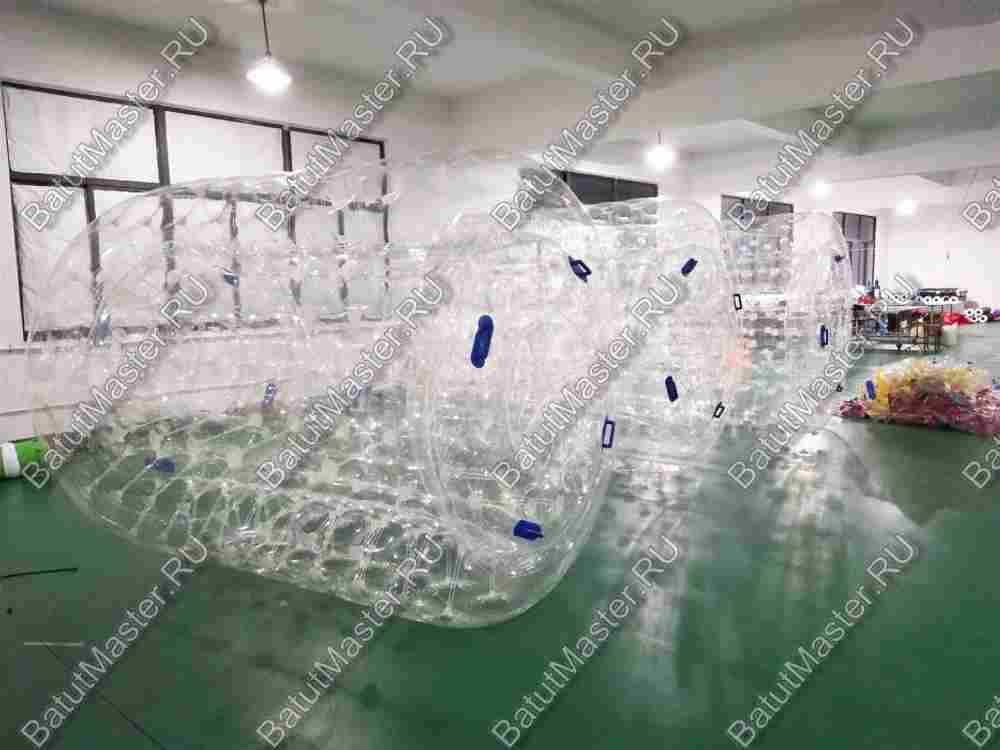 Бизнес-набор: Бассейн 7*7 м (1 шт), Водный шар ПВХ (3 шт), Водный роллер (1 шт),насос (1 шт)