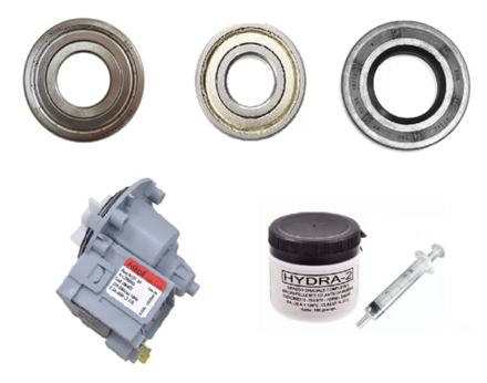 Ремкомплект для стиральной машины LG прямой привод (6305, 6306, сальник 37x76x9.5/12, смазка, насос)