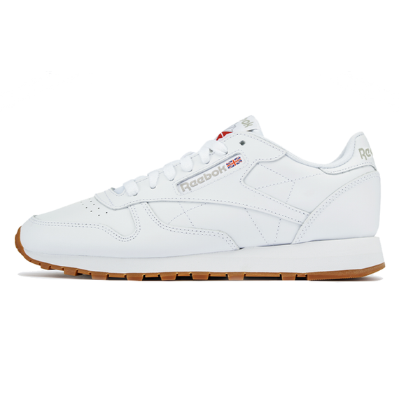 Reebok Classic Leather Беговые кроссовки Низкие Белые Унисекс