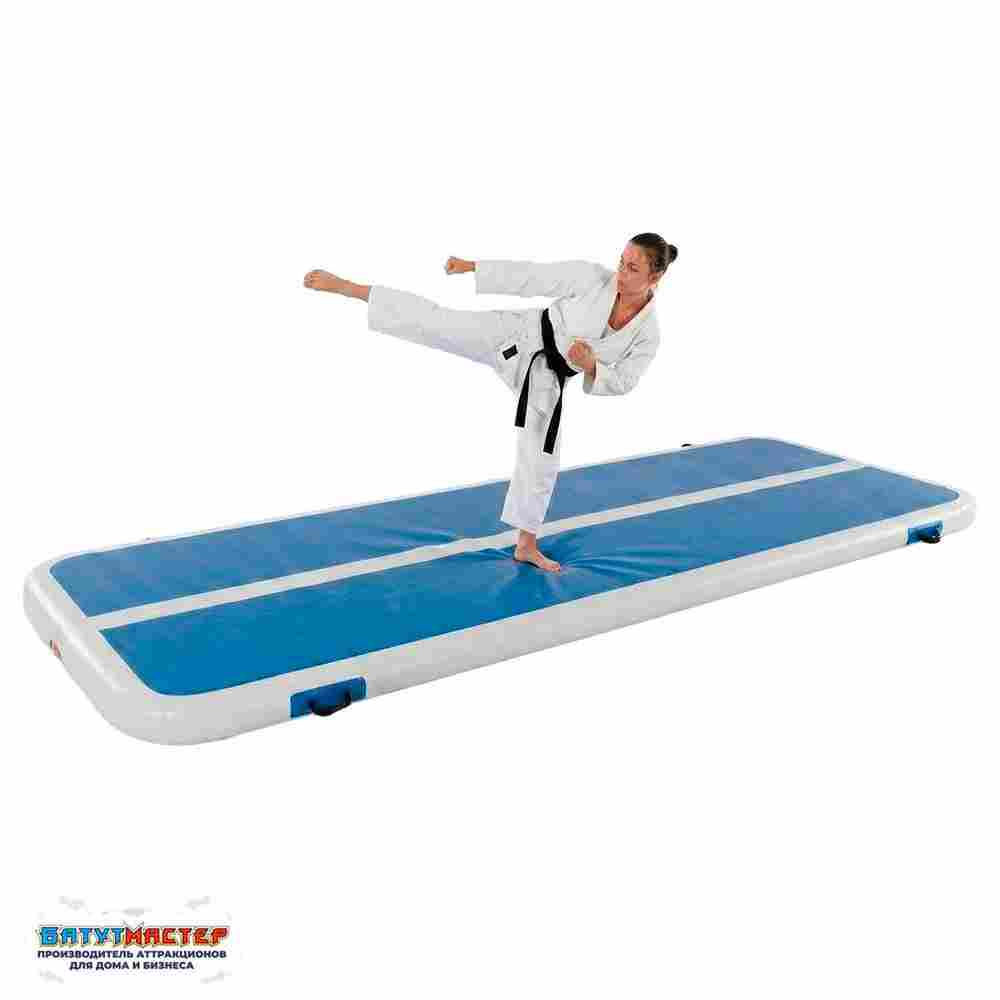 Надувной мат (дорожка) для тхэквондо, акробатики, гимнастики 6×2×0,1 м