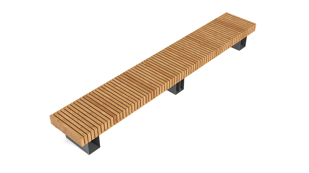 Скамья прямая двухсекционная SK00082