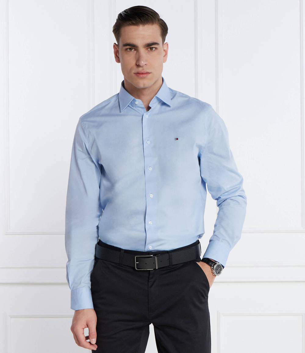 Рубашка FLEX POPLIN Tommy Hilfiger - голубой(MW0MW31219)