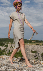 Платье Chintamani короткое светло-серое