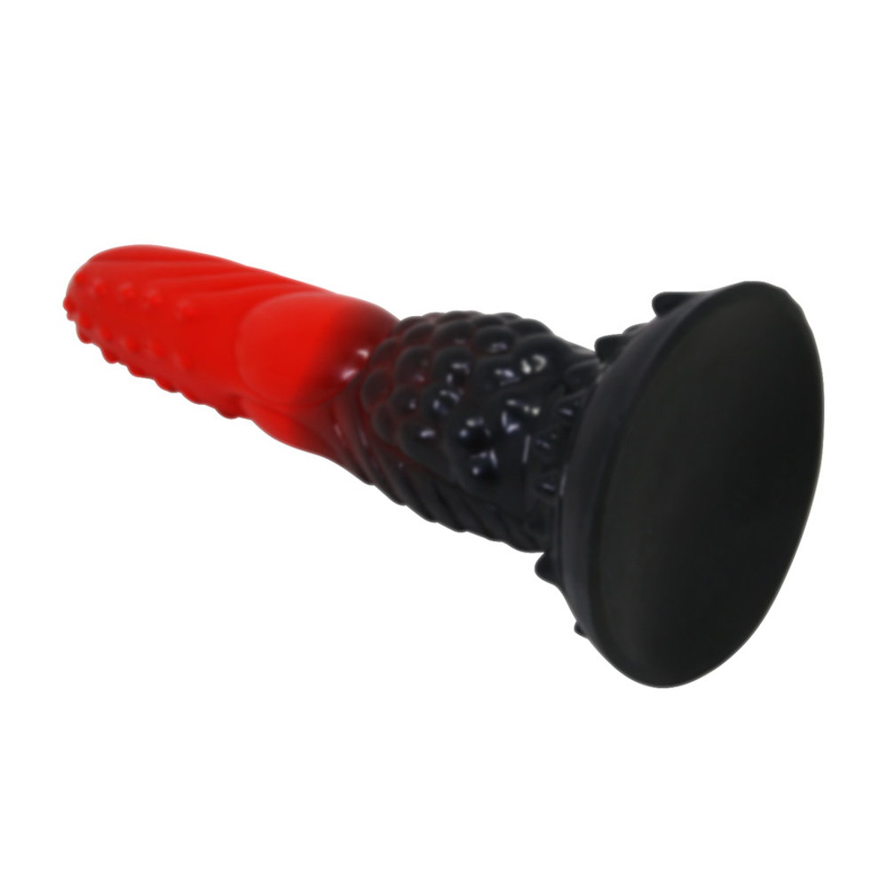 Фантазийный фаллоимитатор 24,5см Огненный Монстр на присоске Pretty Love Power Monsters Fire Dragon Fantasy Tentacle Dildo BW-008147