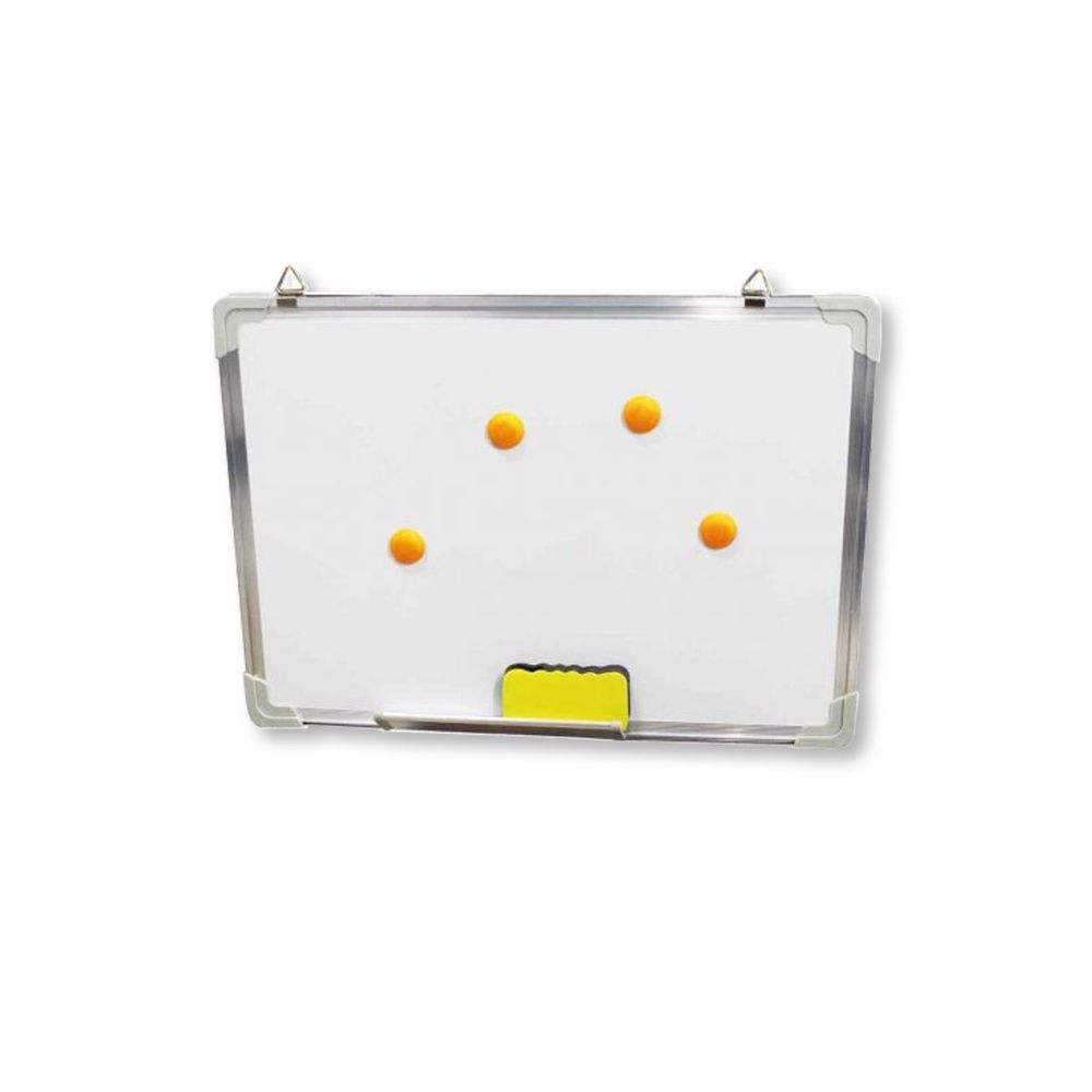 Доска магнитно-маркерная Alingar, 800х1200 мм, металлопластик, в комплекте 4 магнита, губка