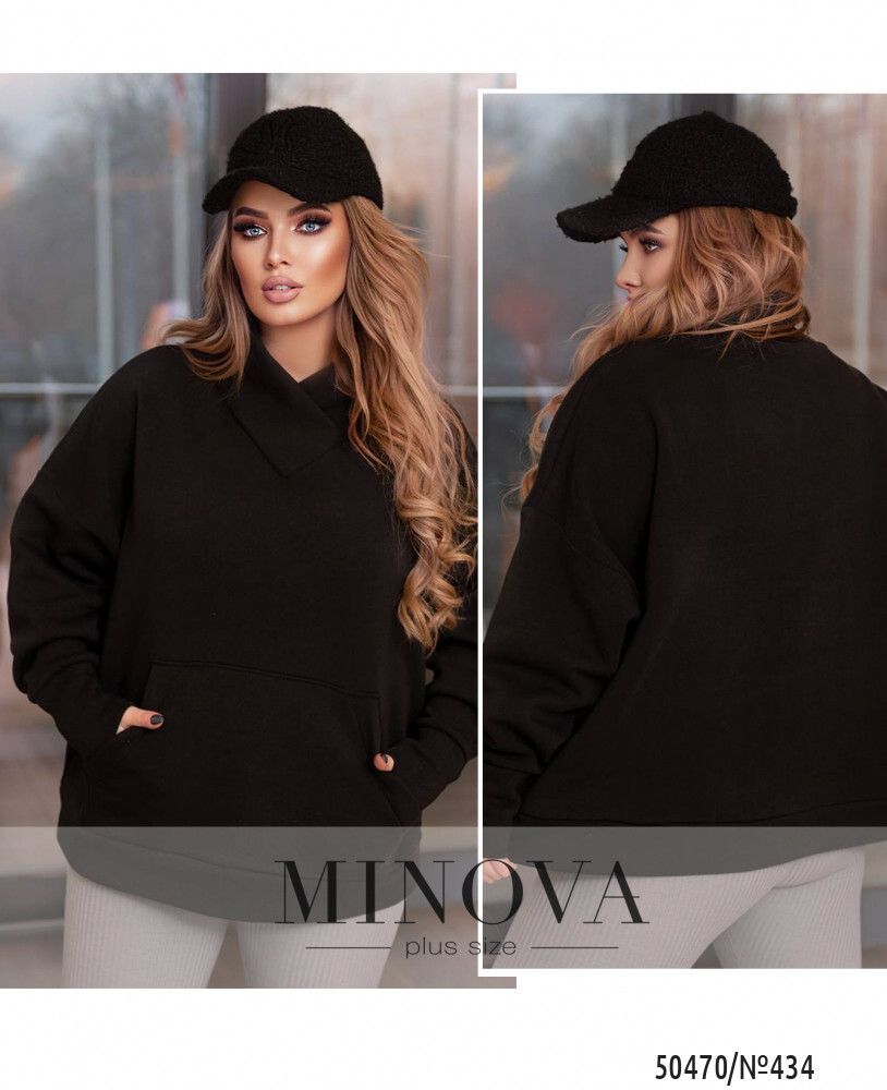 Худи 434-черный Minova