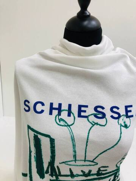 Трикотаж, белый, хлопок, рубчик, постер NB