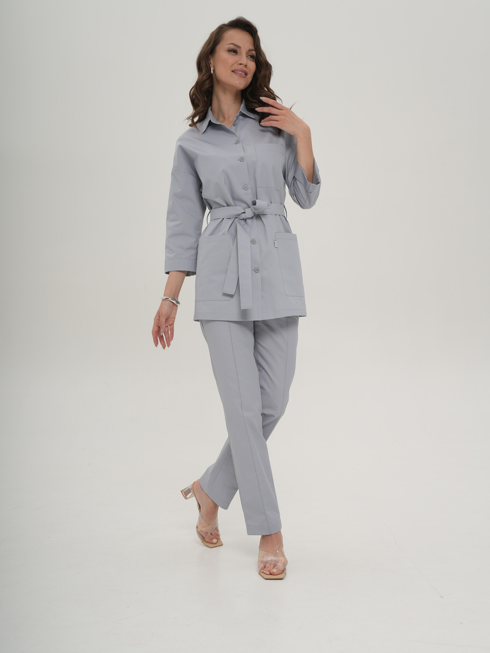 Блуза медицинская женская | Бл-367 3/4 сатори