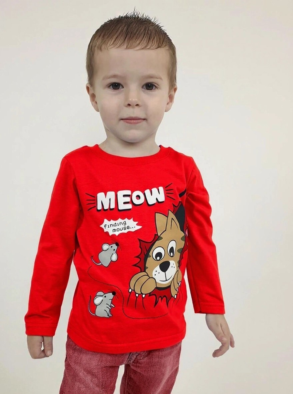 4-120-6 Джемпер для мальчика Лунева