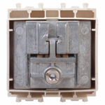 Розетка TV-FM-SAT модульная, "Avanti", "Ванильная дымка", 2 модуля