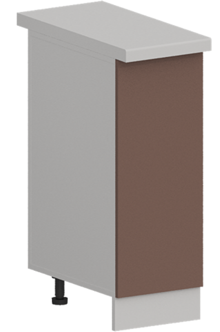 Кухня Модуль ШН 300 Графит / Пудрово-розовый