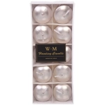 Свеча «Аура» (набор 10 шт) 7.5*18.5 См, Розовое золото