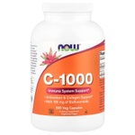 NOW Foods, C-1000, витамин С, 500 вегетарианских капсул