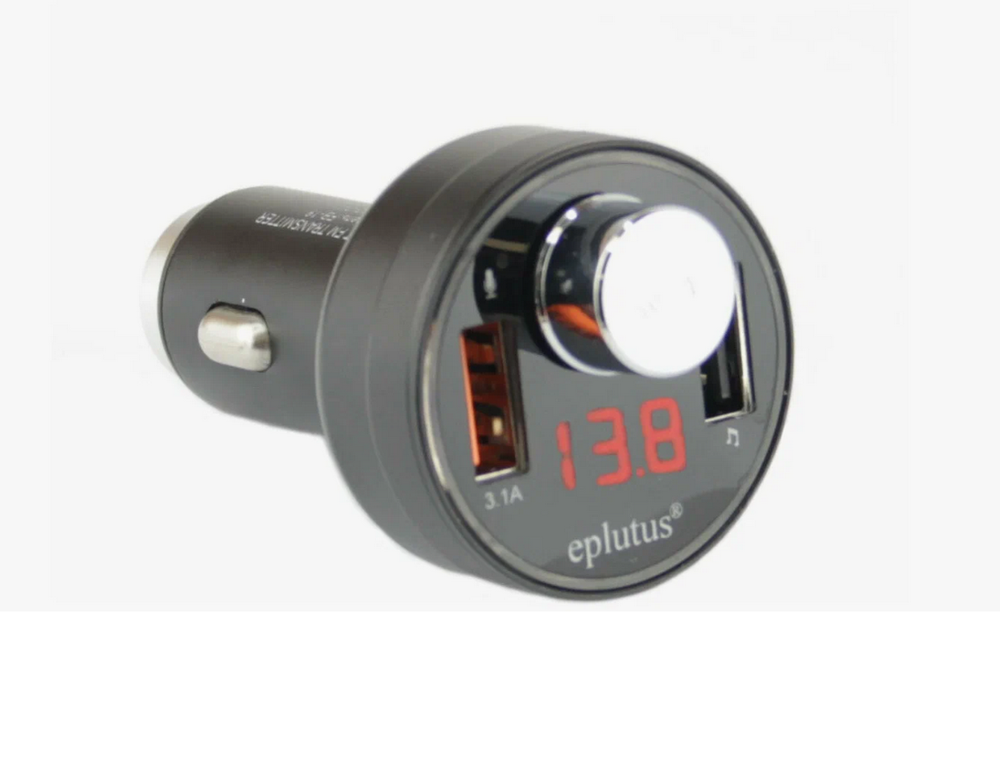 Авто FM трансмиттер Eplutus FB-19 Bluetooth /Дисплей/З.У