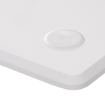 Компьютерный стол Woodville Маркос с механизмом подъема 120х75х75 белая шагрень, черный