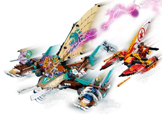 Конструктор Ninja " Морская битва на катамаране  " , 820 дет.