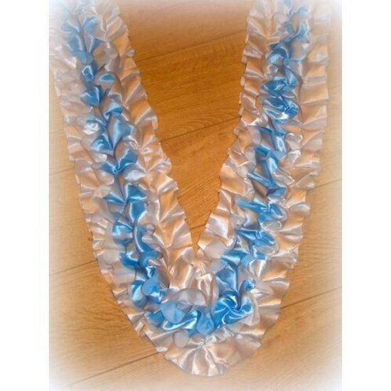 Лента на капот галочка атлас цвет: персик (ширина 19см) №548.224