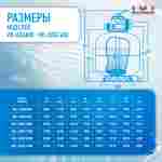 Песочный фильтр WL-ADG500 для бассейна до 92 м³, до 80 кг песка, до 11500 л/ч