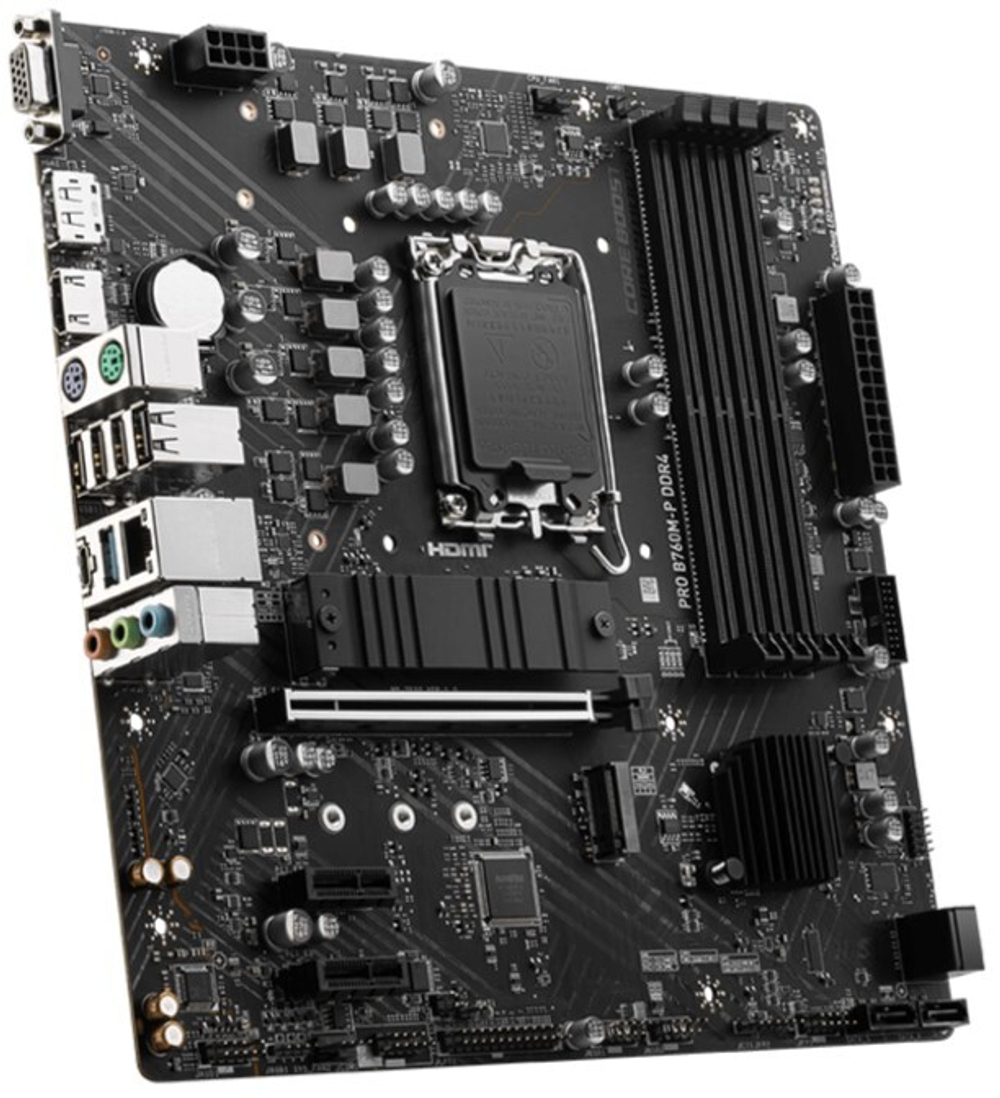 Материнская плата mATX MSI PRO B760M-P DDR4