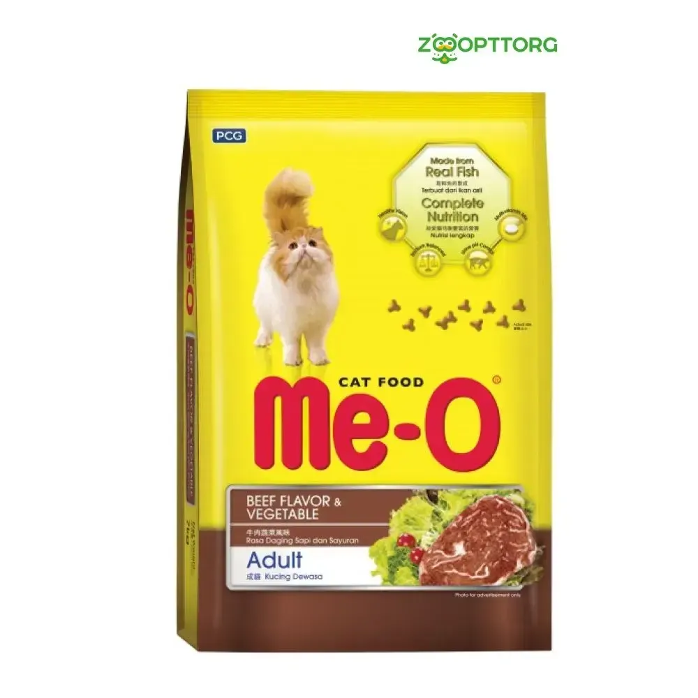 Me-O ® Премиальный корм для кошек Говядина с овощами