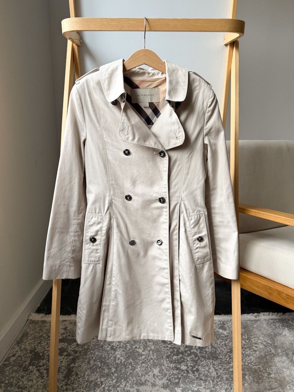 Хлопковый тренч Burberry, 140