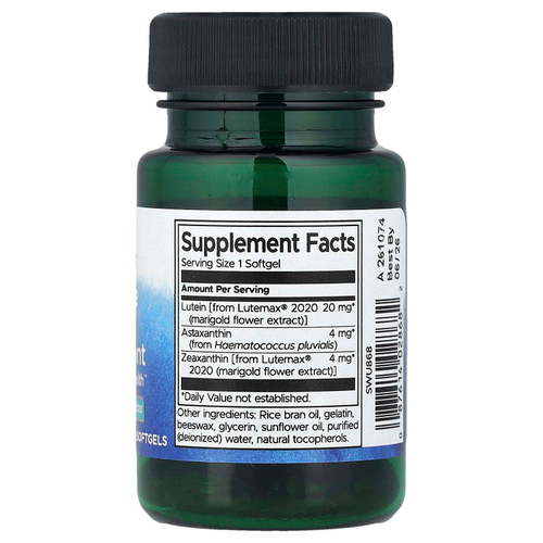 Swanson, Высочайший антиоксидант для глаз, 30 мягких таблеток