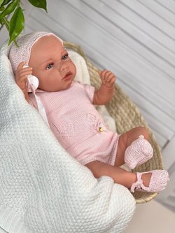 Кукла Реборн Marina and Pau 45см Ane мягконабивная (M3040)