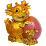Фигурка «Дракоша с богатством» 9,5*8,5*7 см, микс