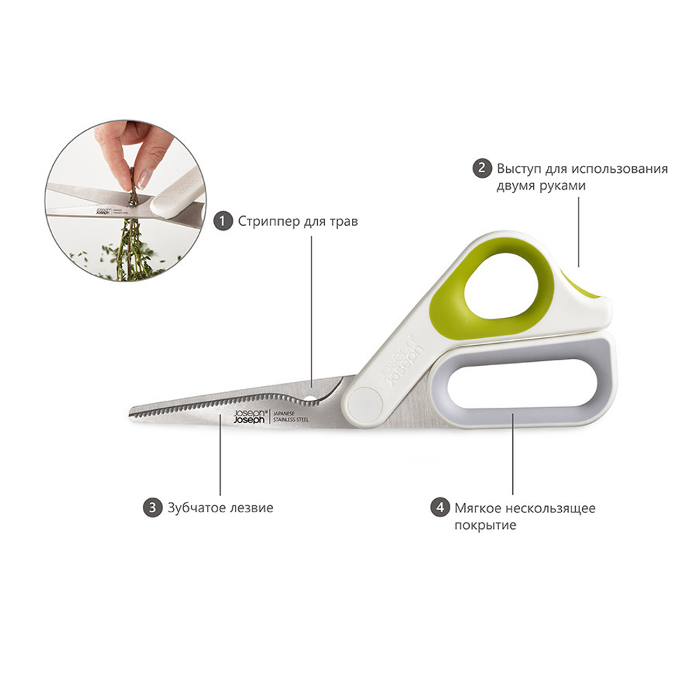 Кухонные ножницы универсальные powergrip