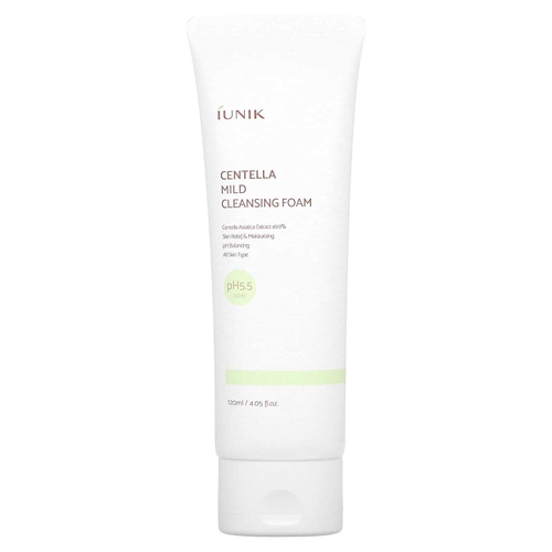 iUNIK, Мягкая очищающая пенка с центеллой, 120 мл (4,05 жидк. унц.)