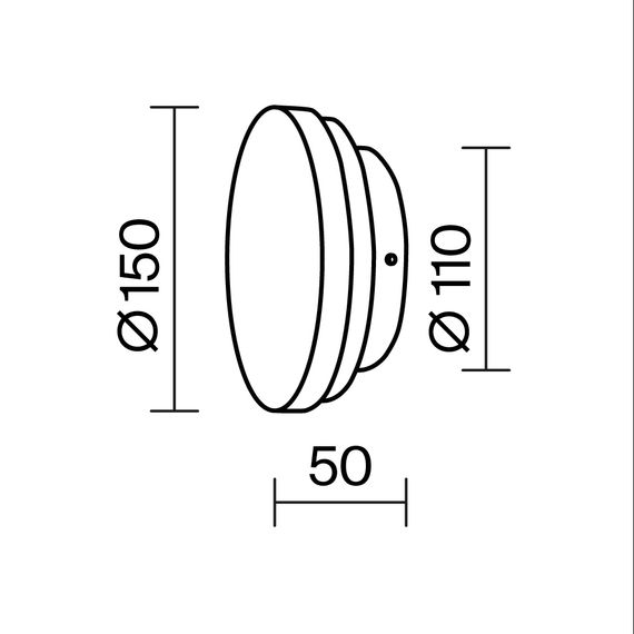 Настенный светильник Maytoni Modern Basic Texture MOD461WL-L5GRK