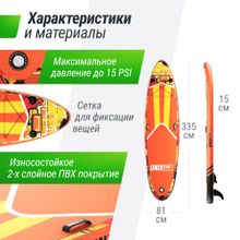 SUP-борд UNIX Line Городские граффити / City Graffiti (335 см)