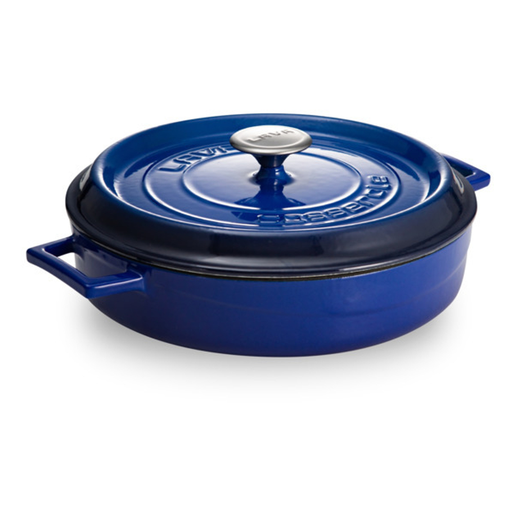 Кастрюля с крышкой LAVA 28см 3.5л синяя