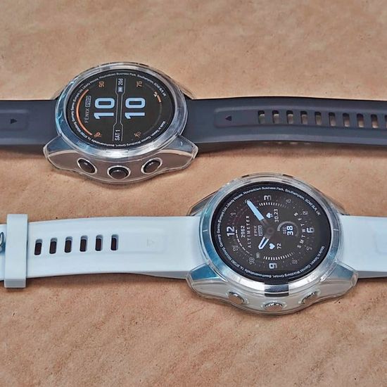 Чехол для Garmin Epix Pro 42мм, Fenix 7S / 7S Pro (прозрачный)