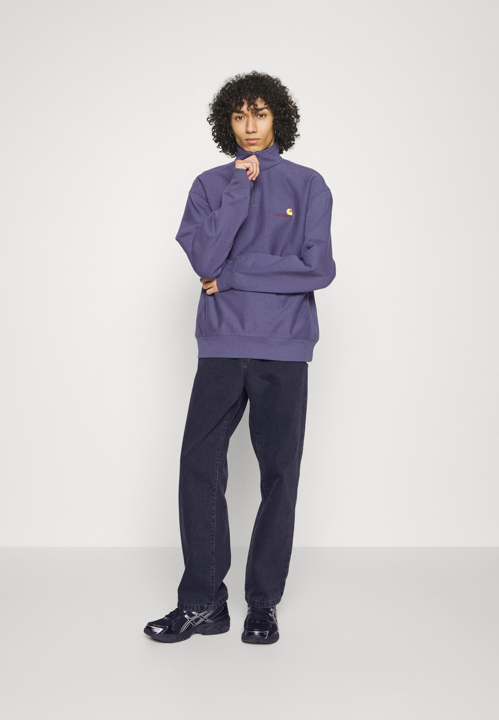 Carhartt WIP LANDON - Джинсы свободного покроя - Чёрный