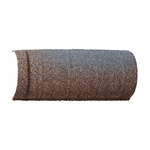 Конек полукруглый Metrotile Кофейно-серый