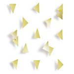 Декор для стен Confetti triangles латунь, Umbra