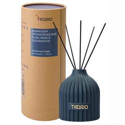 Диффузор ароматический Musk, Rose & Cedarwood из коллекции Edge, 200 мл, тёмно-синий