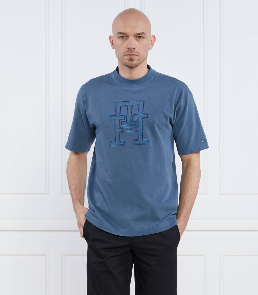 Футболка Tommy Hilfinger Tommy Hilfiger - голубой(MW0MW31074)