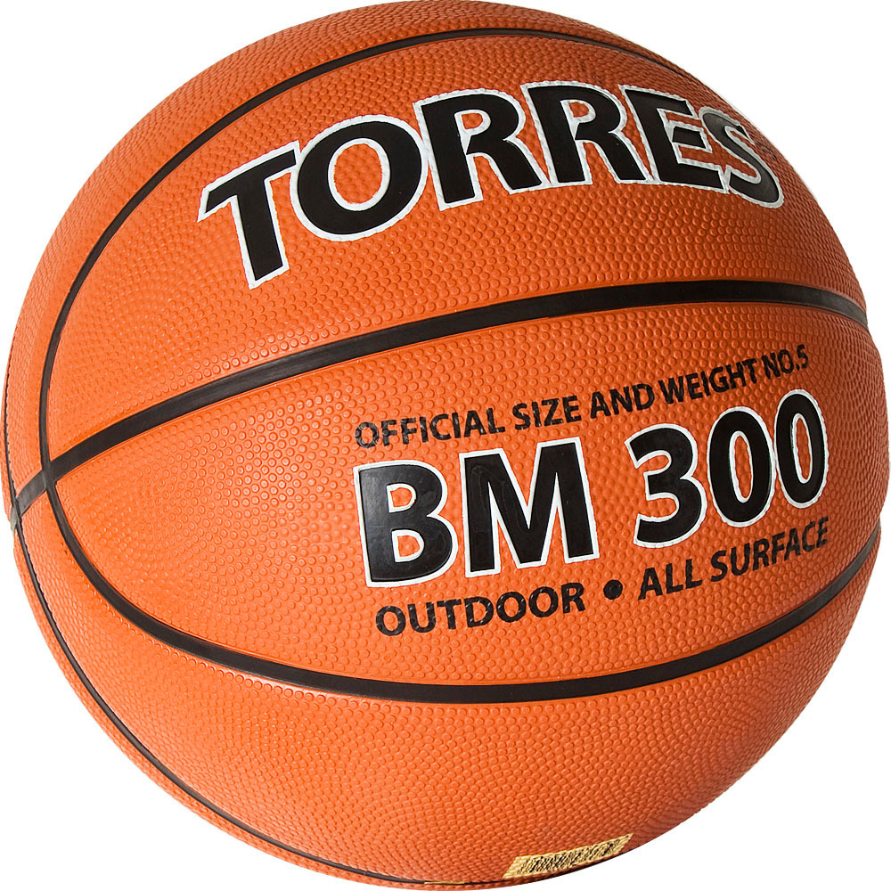 Мяч баскетбольный TORRES BM300, р.5