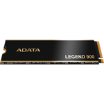 SSD ADATA LEGEND 900 512Гб, M.2 2280, NVMe, Retail, PCIe4.0, Чтение:6200мб/с, Запись:2300мб/с, радиатор (SLEG-900-512GCS)