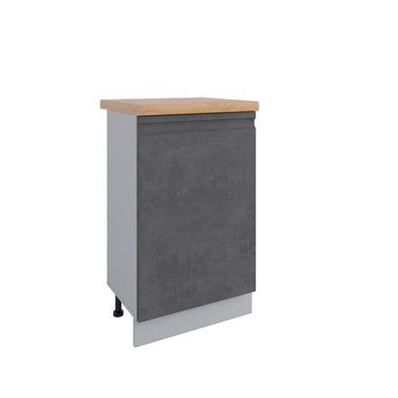 Кухня Модуль МС 500 Скала Бетон темный (правый)