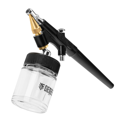 Аэрограф с нижним бачком AB2, 0,8 мм, 22 мл, 11 л/мин// Denzel