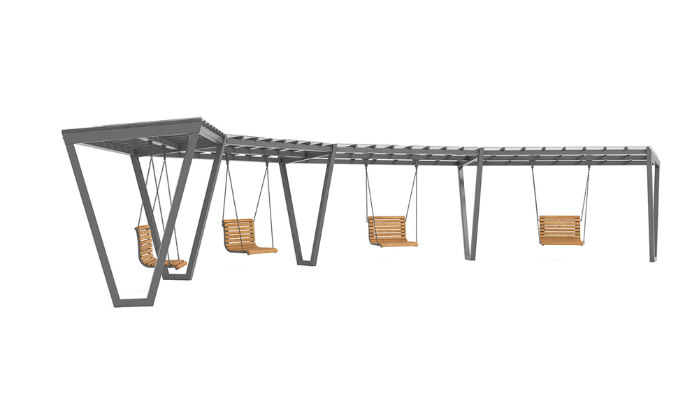 Навес с качелями SK00233