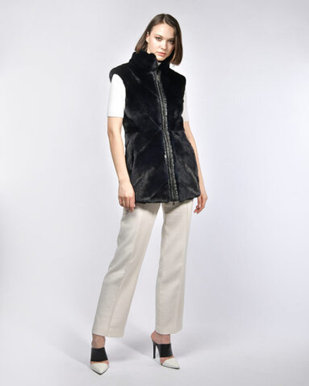 Жилет-трансформер из меха норки